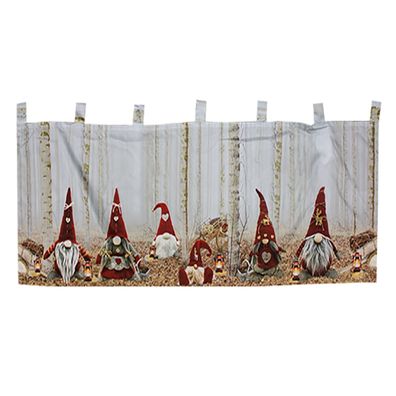 LED Gardine Weihnachten Scheibengardine X-Mas beleuchtet Fenstergardine 45x120cm