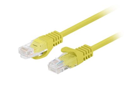 Lpatchcord KAT.5E UTP 1,5M GELBE FLUKE PASSED Lanberg 10-PACK