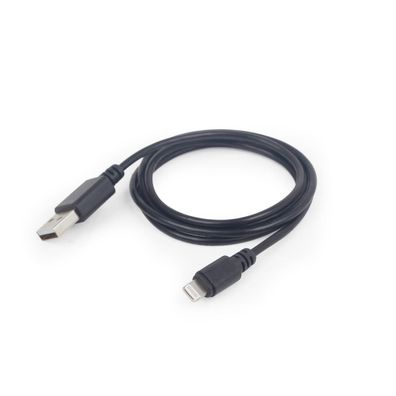 Gembird CC-USB2-AMLM-1M Lightning-Kabel Schwarz
