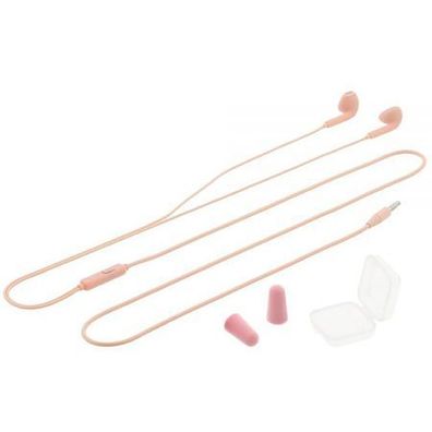 Tellur In-Ear-Headset Fly, Geräuschreduzierende Ohrstöpsel aus Memory-Schaum, Rosa
