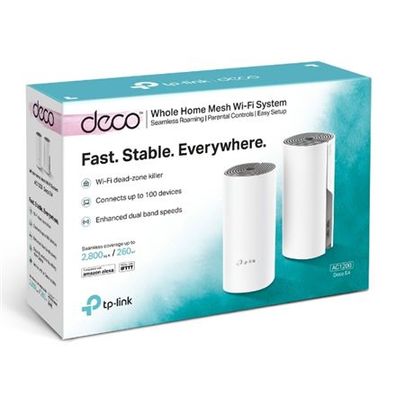 TP-Link AC1200 Deco Whole Home Mesh-WLAN-System, 2er-Pack