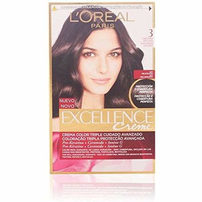 L'Oréal Professionnel Excellence Creme tinte #3 castaño oscuro 192ml