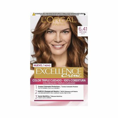L'Oréal Professionnel Excellence Creme tinte #6,41 avellana 192ml