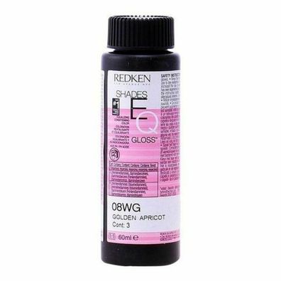 Redken Shades Eq 08WG Golden Apric Equalizing Conditioning Color Gloss 60ml