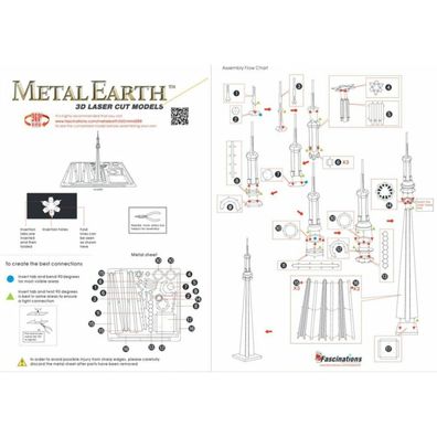 METAL EARTH 3D-Puzzle CN Tower