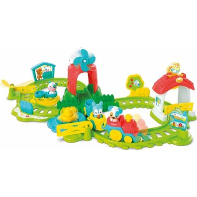 Clementoni BABY Interaktives Spielset Zug auf dem Bauernhof