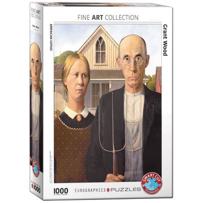 Puzzle - American Gothic von Grant Wood - 1000 Teile