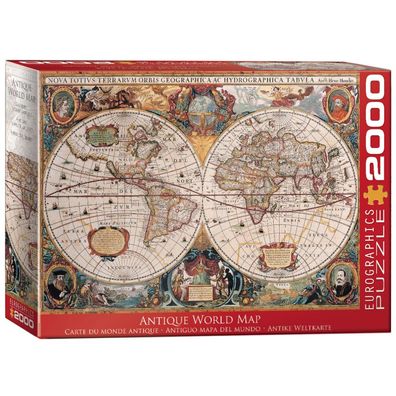 Puzzle - Antike Weltkarte - 2000 Teile