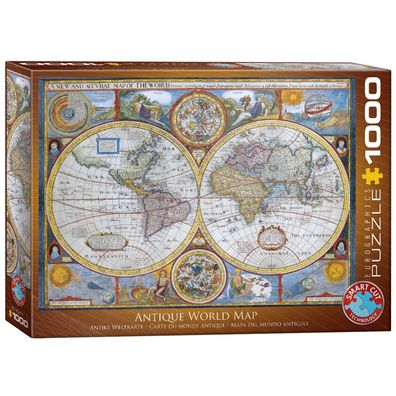 Puzzle - Antique World Map - 1000 Teile
