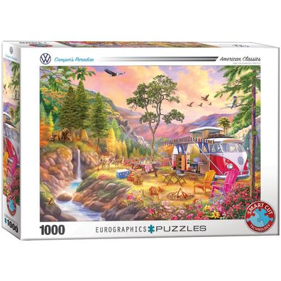 Puzzle - Bulli Paradies - 1000 Teile