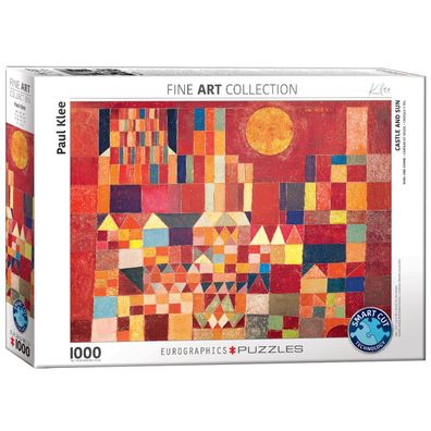 Puzzle - Burg und Sonne von Paul Klee - 1000 Teile