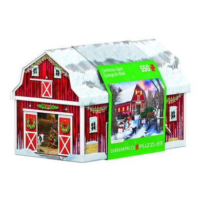 Puzzle - Christmas Barn - 550 Teile