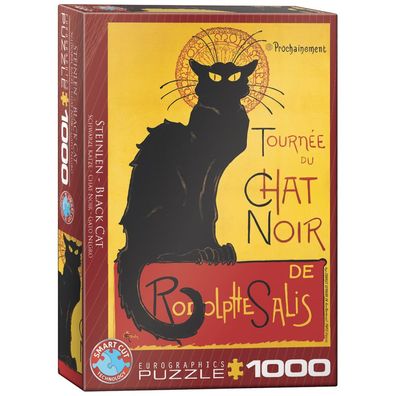Puzzle - Chat Noir - Die schwarze Katze - 1000 Teile