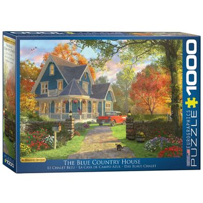 Puzzle - Das blaue Landhaus von Dominic Davison - 1000 Teile