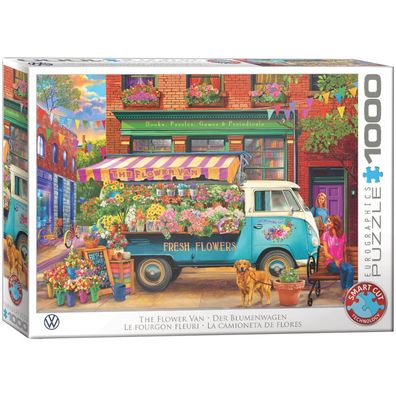 Puzzle - Der Blumenwagen - 1000 Teile