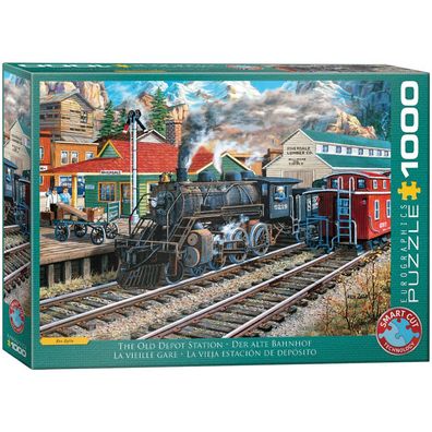 Puzzle - Der alte Bahnhof - 1000 Teile
