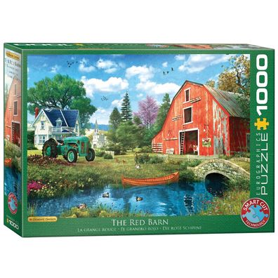 Puzzle - Die rote Scheune von Dominic Davison - 1000 Teile