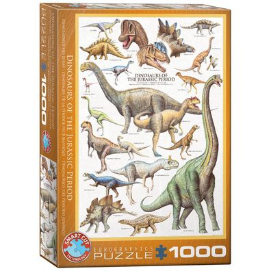 Puzzle - Dinosaurier des Jura - 1000 Teile