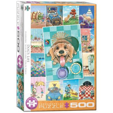 Puzzle - Ein Hundeleben von Gary Patterson - 500 Teile