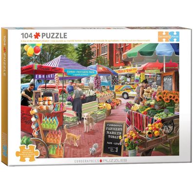 Puzzle - Ein Tag auf dem Bauernmarkt - Cognitive Teile