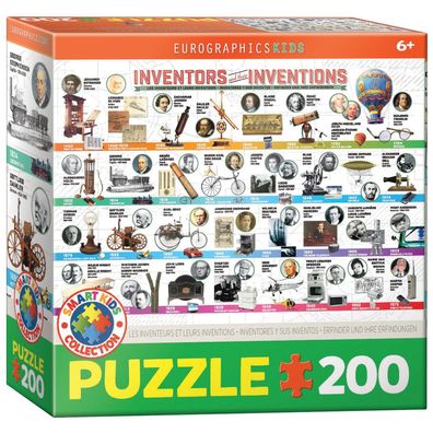 Puzzle - Erfinder und ihre Erfindungen 200 Teile