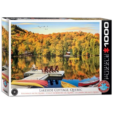 Puzzle - Ferienhaus am See - Quebec - 1000 Teile