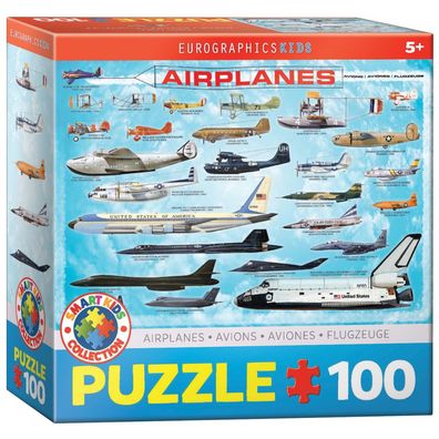 Puzzle - Flugzeuge - 100 Teile