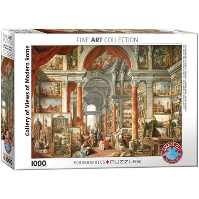 Puzzle - Galerie der Ansichten des modernen Rom - 1000 Teile