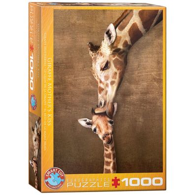 Puzzle - Giraffenmutterkuss - 1000 Teile