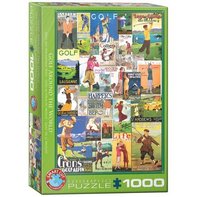 Puzzle - Golf auf der ganzen Welt - 1000 Teile