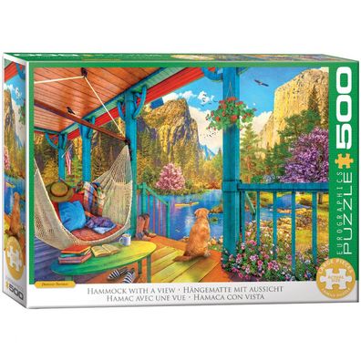 Puzzle - Hängematte mit Aussicht - 500 Teile