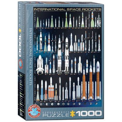 Puzzle - Internationale Weltraumraketen - 1000 Teile