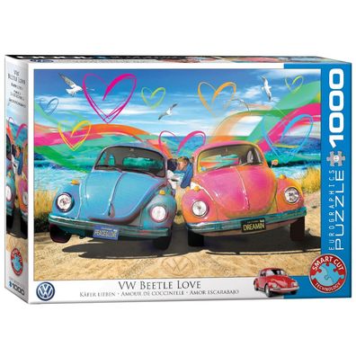 Puzzle - Käfer Kuss - 1000 Teile