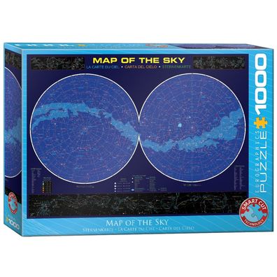 Puzzle - Karte des Himmels - 1000 Teile