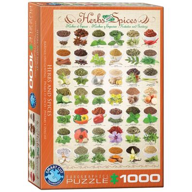 Puzzle - Kräuter und Gewürze - 1000 Teile