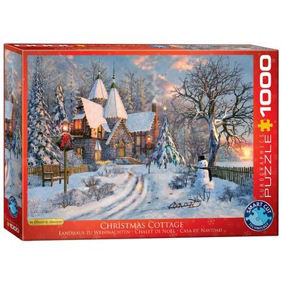 Puzzle - Landhaus zu Weinachten von Dominic Davison - 1000 Teile