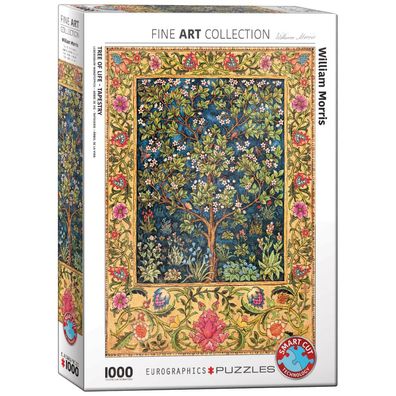 Puzzle - Lebensbaum Wandteppich von William Morris - 1000 Teile