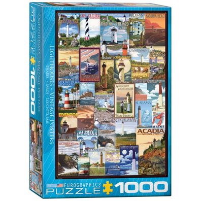 Puzzle - Leuchttürme - 1000 Teile