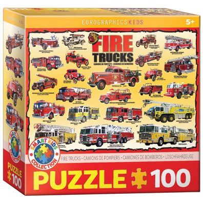 Puzzle - Löschfahrzeuge - 100 Teile