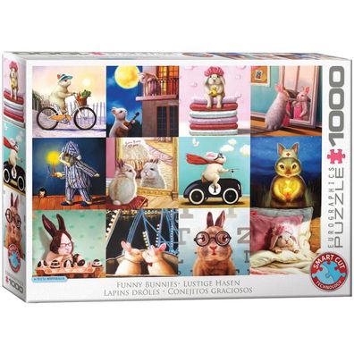 Puzzle - Lustige Hasen - 1000 Teile