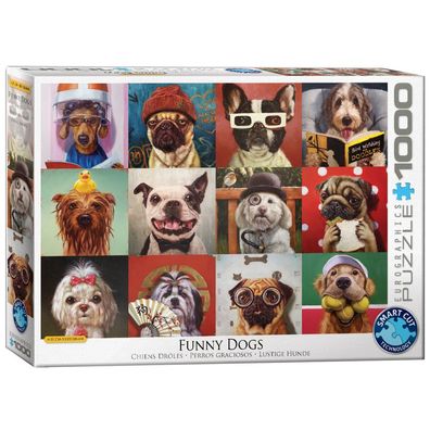 Puzzle - Lustige Hunde - 1000 Teile