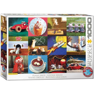Puzzle - Lustige Mäuse - 1000 Teile