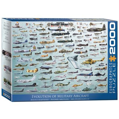 Puzzle - Militärflugzeuge - 2000 Teile