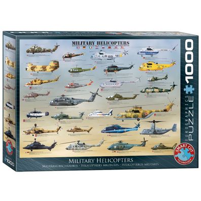 Puzzle - Militärhelikopter - 1000 Teile
