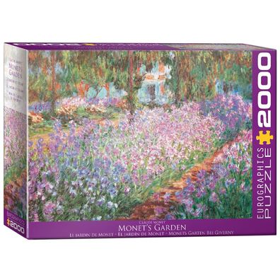 Puzzle - Monets Garten, Monet - 2000 Teile