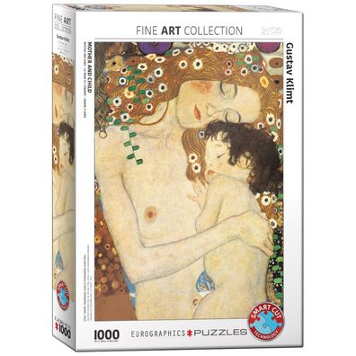 Puzzle - Mutter und Kind von Klimt - Detail - 1000 Teile