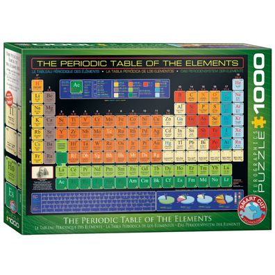 Puzzle - Periodensystem der Elemente - 1000 Teile