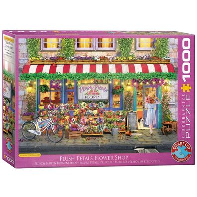 Puzzle - Plüsch Blüten Blumenladen - 1000 Teile