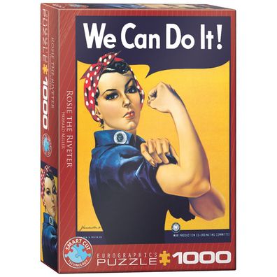 Puzzle - Rosie die Nieterin - We Can Do It - 1000 Teile