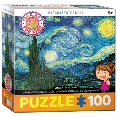 Puzzle - Sternennacht von Vincent van Gogh - 100 Teile